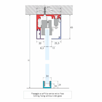 E01_CHEO EVO FISSAGGIO A SOFFITTO / CEILING FIXING